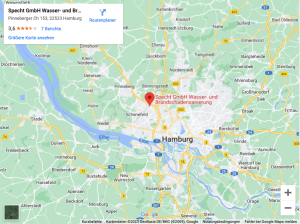 Google Maps Standort Hamburg.